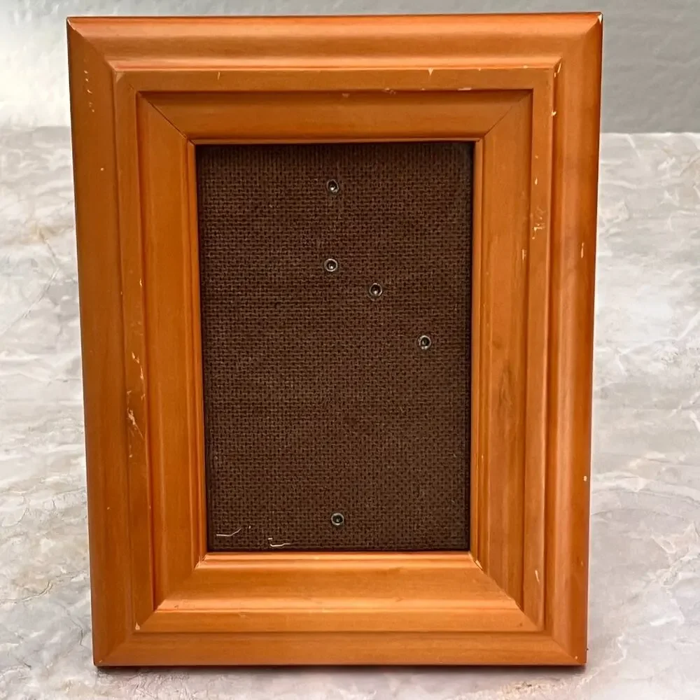 Natural Wood Picture Photo Frame Free Standing 4